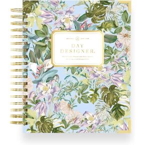 Day Designer 2025-2026 Daily Planner-Premium Planner للتنظيم الأنيق. يجمع بين التقويم الشهري ، والجدول الزمني للساعة ، وقائمة المهام ، والامتنان ، وتحديد الأهداف ، والاقتباسات الملهمة ، والملصقات والمزيد. غطاء مغلف أنيق مع لهجات ذهبية (لوريلي)