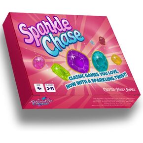 Sparkle Chase – Fast-Paced Family Card Game | Spoons and Old Maid Games | 3 Games in 1 | Fun for Kids & Adults | Matching, Strategy & Action | Great for Game Nights & Parties | 2-11 Players