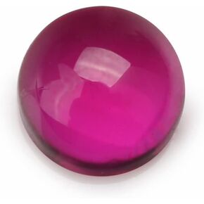 Round 3-12mm Flat Back Cabochon For Jewelry Making 5# Red Color Corundum Synthetic Ruby