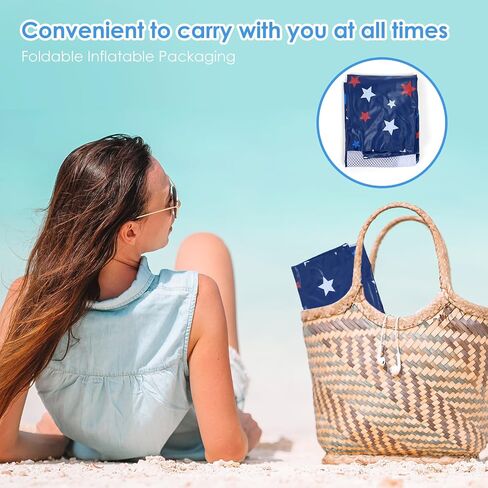 Pool Float Lounge Extra-Large Cooling Mesh Inflatable Raft with Cup Holder Ultra-Comfort Cooling Floating Lounger for Adults Beach Pool Lake Parties Summer Relaxation Essential in Kuwait