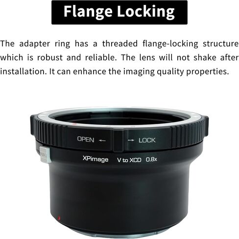 F to XCD Lens Mount Adapter Ring Compatible with Nikkor Nikon F Lenses for Hasselblad X System Cameras X1D X2D in Saudi Arabia