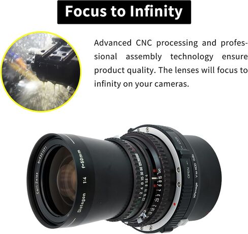 F to XCD Lens Mount Adapter Ring Compatible with Nikkor Nikon F Lenses for Hasselblad X System Cameras X1D X2D in Saudi Arabia