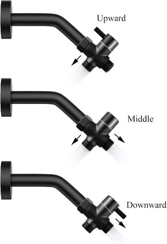 Solid Brass 3-way G1/2 Shower Diverter in Saudi Arabia