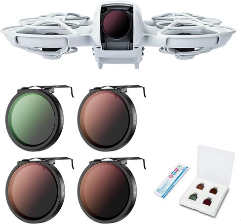 JJC Neo Drone CPL ND Filter Set, CPL ND8 ND16 ND32 ND64 Polarizing Neutral Density Filters Kit for DJI Neo Drone Fly More Combo, Multi Coated HD Optical Glass Filter with Lightweight Aluminum Frame in Kuwait