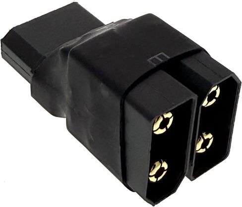 BackBayRC - Stealth Series: All Black No Wire XT90 Serial Lipo Battery Adapter in Saudi Arabia