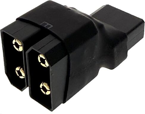 BackBayRC - Stealth Series: All Black No Wire XT90 Serial Lipo Battery Adapter in Saudi Arabia