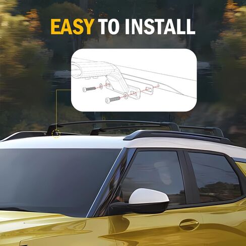 220lbs Cross Bar Roof Rack Fit for Honda CR-V CRV 2017-2022 with Flush ROOF Rails Cargo Bar Carrier Crossbar Rooftop Accessories in Kuwait