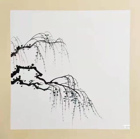 Hmayart KZ188 Pre-Mounted Chinese Sized Shikishi for Fine Brushwork Gongbi Painting 10 Sheets (Square 33 cm, 13") (3) in Saudi Arabia