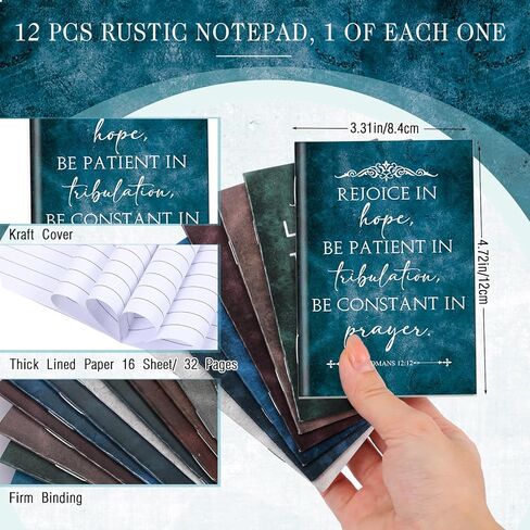 Gueevin Christian Gifts وضعت بالقيمة الكثيفة Bible Verse Mini Notepads Inspirations Inspirational Points Silicone Wristband for Women Men Mothers Day Day (36 TELS) in Saudi Arabia