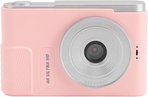 Digital Camera 4K,48MP 16x Digital Zoom 2.4 Inch Screen,Portable Compact Camera for Kids Students Vlog (Silver) in Kuwait