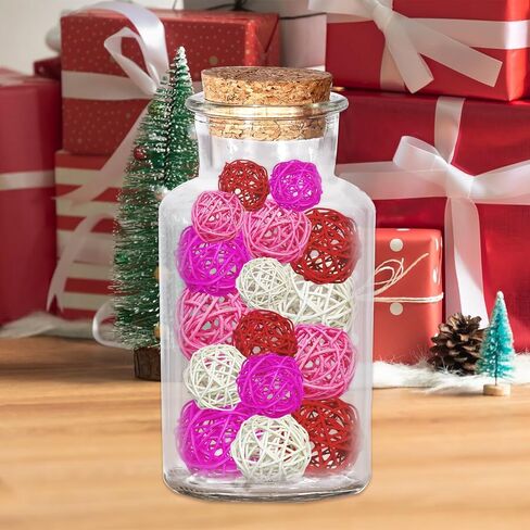 عيد الحب راتان كرات 36pcs زخرفة ديكور ديكور عيد الحب in Kuwait