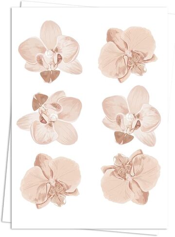 funlife 72 PCS Peel and Stick Boho Wall Decals, Self Adhesive Rustic Country Wall Stickers, Transparent PVC Boho Line Wall Art Stickers for Kids Room Bedroom Playroom Home Decor in Saudi Arabia