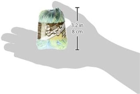 Lily Sugar 'N Cream Super Size Stripes Yarn, 2.5 Ounce, Country, Single Ball in Saudi Arabia