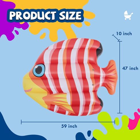 DIMAR GARDEN Inflatable Pool Float Lounger, Adult Pool Raft Floaties in Saudi Arabia