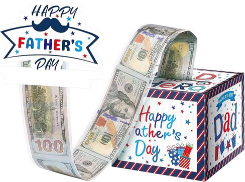 Jaywayang's Day's Day Box for Gift ، Surprise Money Gift Box with Card and Cash Holder for Dad Grandfather ، Diy Fun's Dead's Cass in Kuwait
