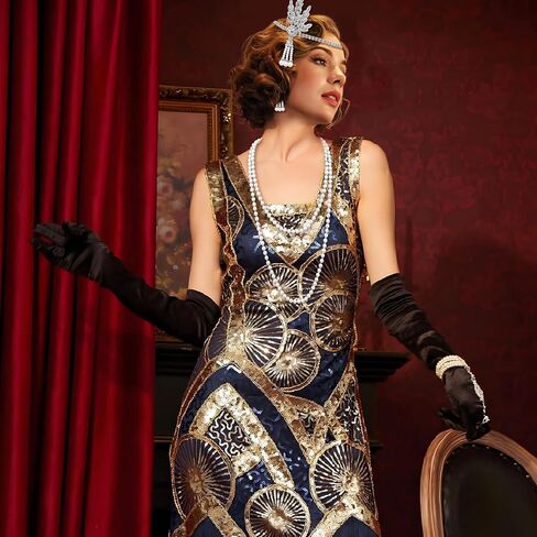 1920s Accessories for Women 4 Pcs Great Gatsby Flapper Accessories Roaring 20s Headpiece Costume Accessories for Party Prom Adult in Saudi Arabia