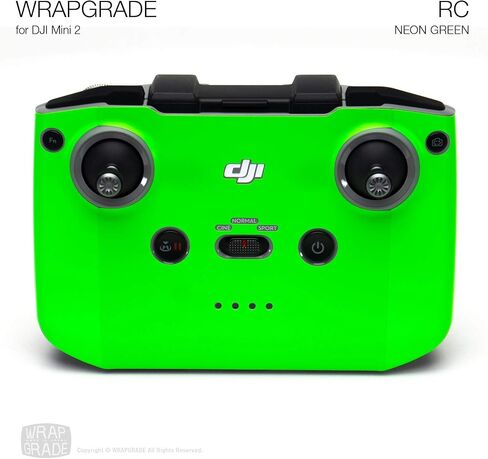 Wrapgrade Skin Sticker Set Compatible with DJI Mini 2 | Remote Controller (Caribbean Blue) in Saudi Arabia