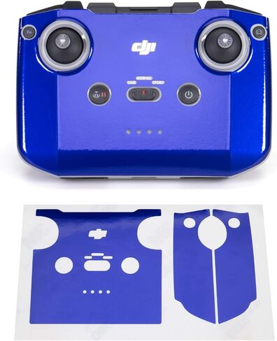 Wrapgrade Skin Sticker Set Compatible with DJI Mini 2 | Remote Controller (Caribbean Blue) in Saudi Arabia