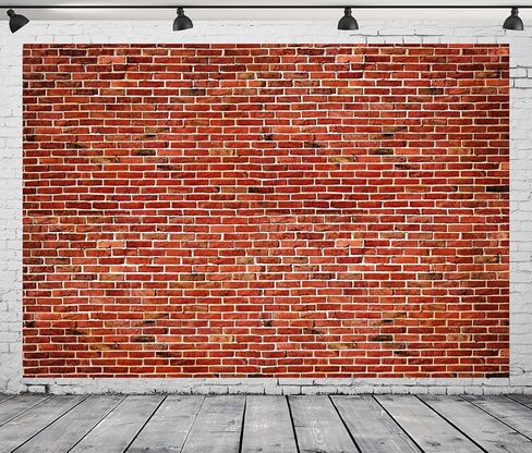 Red Brick Wall Backdrop for Friends Themed Party Decorations, Rustic Brick Wall Texture Background for Baby Shower Birthday Party Wedding Graduation Home Decoration, Valentine's Day Wedding 7x5ft in Saudi Arabia