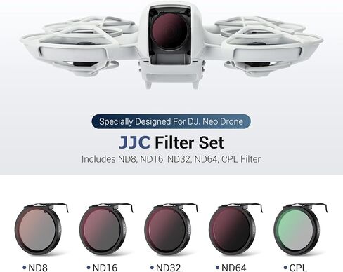 JJC UV Filter Compatible with DJI NEO Drone, Multi-Coated Drone UV Protection Filter with HD Optical Glass & Ultra Lightweight Aluminum in Saudi Arabia