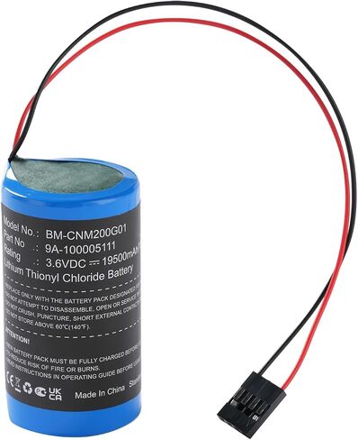 Zenander 3.6V MV-100005111 LS33600-CN1 9A-100005111 Battery Replacement for Cameron Nuflo MC-III Plus Flow Analyzers MC-II Plus MC-III Plus EXP Flow Analyzer MC-II Plus EXP in Saudi Arabia