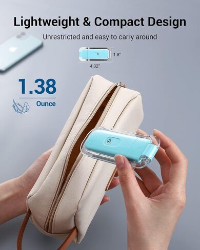DEWENWILS USB Rechargeable Book Reading Light, 3000K Warm White, Brightness Adjustable Clip on LED Bookmark Lamp at Night in Bed, Portable Booklight for Bookworms, Kids in Kuwait