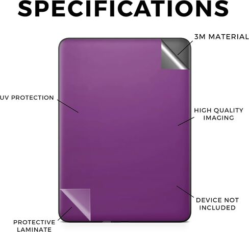Tablet Skin Compatible with Amazon Kindle Paperwhite 12th (2024) - Glamorous - Premium 3M Vinyl Protective Wrap Decal Cover - Easy to Apply | Crafted in The USA by MightySkins in Saudi Arabia