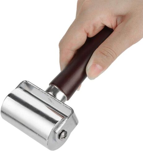 Rongon Leather Press Edge Roller Quilting Seam Roller Leathercraft Wooden Handle Roller Leather Rolling Tool Leather Pressing Roller Edge Creaser Edger Rolling Tool (2.36''/60mm) in Saudi Arabia