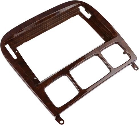 DUBLE DIN و 9 بوصات راديو مجموعة DASH متوافقة مع مرسيدس بنز فئة W220 1998-2005 تركيب استريو التثبيت مدي (لون خشبي) in Kuwait