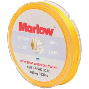MARLOW Dyneema Whipping Twine 0.9mm 50 Meter Yellow