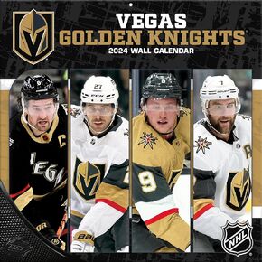 TURNER SPORTS Vegas Golden Knights 2025 12x12 Team Wall Calendar (25998012131)