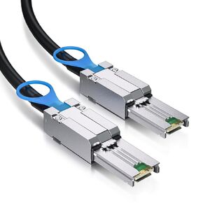 Ipolex External Mini SAS HD SFF-8644 إلى SFF-8088 كابل Hybrid للخادم ، Card Card و PCI Express ، 1-M (3.28 قدم)