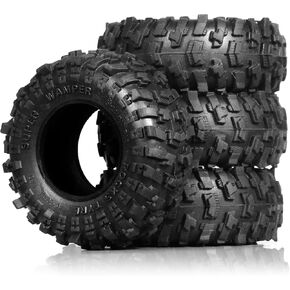 1.0 RC Crawler Tyres OD 51mm 1/24 1/18 جميع التضاريس سوبر سوبر ناعم لزج الطين العجلات العجلات العجلات مع رغوة 1:24 1:18 الصخور الزاحف Car Axial SCX24 FMS AX24 FCX18 FCX24 TRX4M 4PCS 4PCS