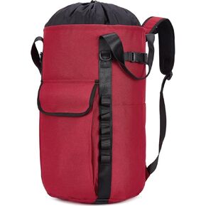 Arborist Rope Bag, 35L Tree Climbing Rope Bag, Arborist Equipment Bucket Backpack, Arborist Gear Carrier Bag with Side Pockets, Tough Rock Climbing Backpack, Rock and Tree Climbing Equipment