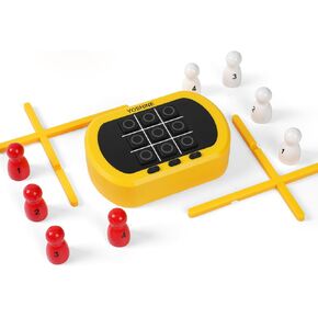 لعبة TIC TAC Toe-لعبة TIC TAC TIC الإلكترونية 5-في 1 ، ألعاب TIC TAC TAC TIC المحمولة لركوب السيارة ، TIC TAC TOE Digital للأطفال والبالغين
