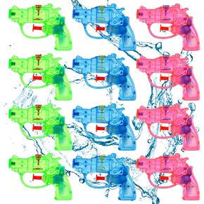 12 Pack Water Guns for Kids, Small Squirt Water Guns Plastic Blasters for Swimming Pool Beach Outdoor Water Fighting Toys