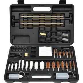 GLORYFIRE Gun Cleaning Kit Universal for Guns, Gun Brushes for Pistol, Handgun, Shotgun, Elite Brass Rods and Wire Rope, Hunting Gear Gun Accessories for Men