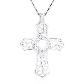 925 sterling Silver Cross aprants صياغة سحر لصالح مجوهرات سوار قلادة DIY