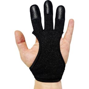 3 Finger Archery Glove, Leather Fingers Protector Shooting Gloves Archery Protective Gloves, Archery Gloves Men Women, Genesis Bow Glove Archery Accessories