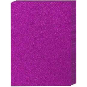 ورقة Glitter Cardstock A4 ، 20 ورقة إبداعية ملونة ملونة الورق براقة الورق ورق البطاقة الحرف الرفيعة لديكور التخرج الحزب ديي ، ديكور حفلة عيد الميلاد (الأرجواني الخفيف)