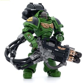 JOYTOY Action Figure 1/18 Warhammer 40,000 Salamanders Intercessors Brother Haecule Collection Model Birthday Gifts 4.8 Inches