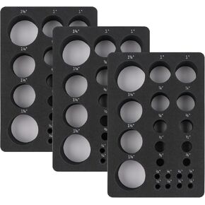 Brirtw 3 PCS Foam Flower Mould Racher - بوصة ملحوظة ، تساعد البراعم والستامات الجافة والحفاظ على الأشكال ، وأحجام متعددة لجميع الزهور