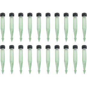 jcbiz 20pcs 105mm زهرة بلاستيكية أنبوب التغذية الزهرة تنبع أنابيب الماء أنابيب الماء الأزهار تخزين المياه أنبوب أوركيد أنبوب غذائي أنبوب تخزين أنبوب سائل لزهرة طازجة