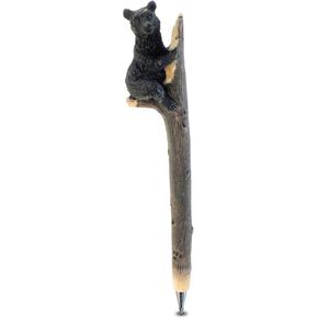 Planet Pens Black Bear Novelty Pen - الأطفال اللطيف والممتعون والبالغين قلم حبر ، وصك القلم المكون