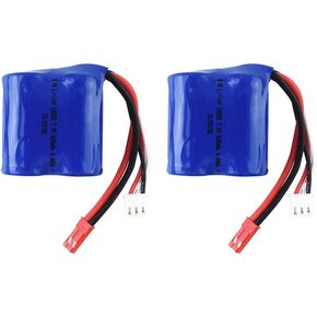 ملحق 2pcs 7.4v 600mah بطارية الليثيوم ل EB02 عن بعد قارب التحكم