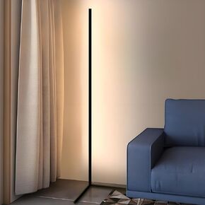 مصباح أرضية الزاوية Smart RGB LED مصباح الزاوية مع التطبيق والتحكم عن بعد ، 16 مليون لون و 300+ مشهد ، مزامنة الموسيقى ، إعداد مؤقت مثالي لغرف المعيشة وغرف النوم وغرف الألعاب Ambient Bar