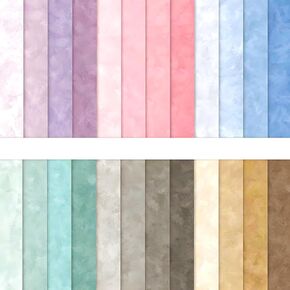 VIVIQUEN 24 Pack Macaron Colorful Double-Sided Paper, 12-inches Solid Color Scrapbook Specialty Craft Paper Folded Flat for DIY Background Card Art Craft Making Scrapbook Photo Album Decor