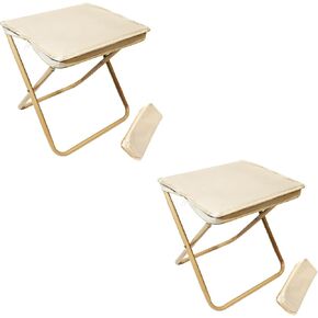 البراز التخييم ، براز قابل للطي محمول مع حقيبة حمل ، 12 بوصة كرسي قابلة للطي محمولة براز معسكر في الهواء الطلق للسفر المشي المشي لمسافات طويلة في الصيد الشواء (الأسود) in Kuwait