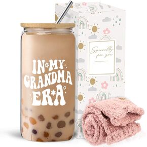 Unique Gifts from Niece Nephew, Aunt Gifts for Women, Birthday Mother’s Day Thank You Presents Set with Glass Cup for Auntie New Aunt