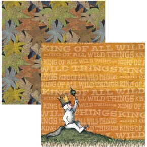 Paper House Productions P-2077E 12" Double Sided Scrapbook Papers, Where the Wild Things Are Max (15-Pack)